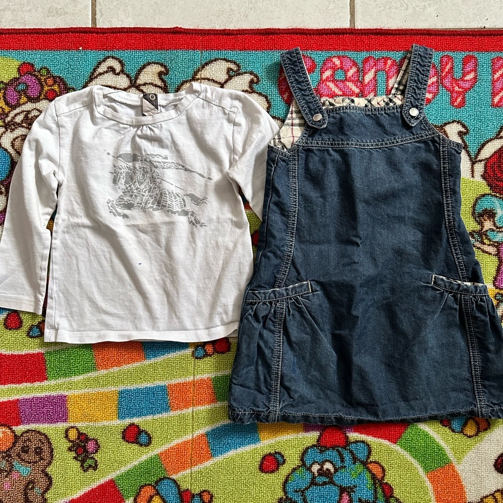 Burberry toddler girls 👧 set.